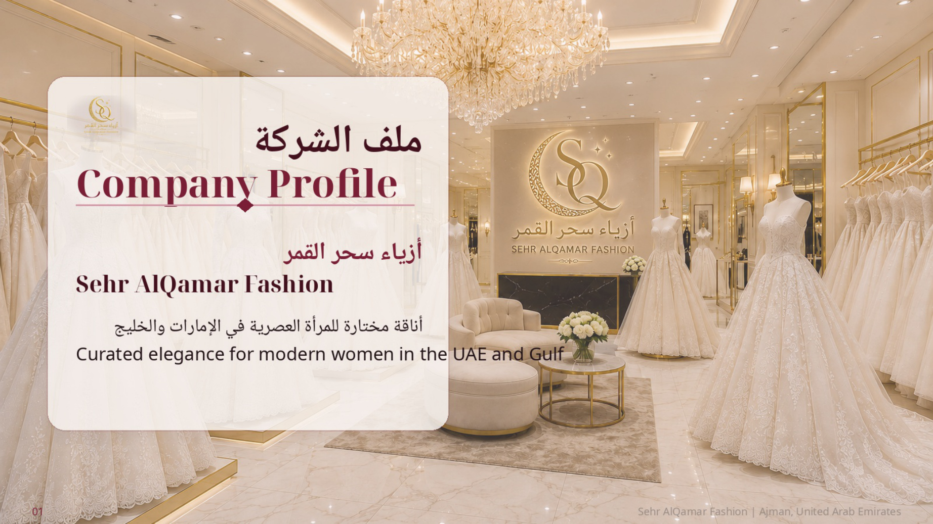 Company profile page